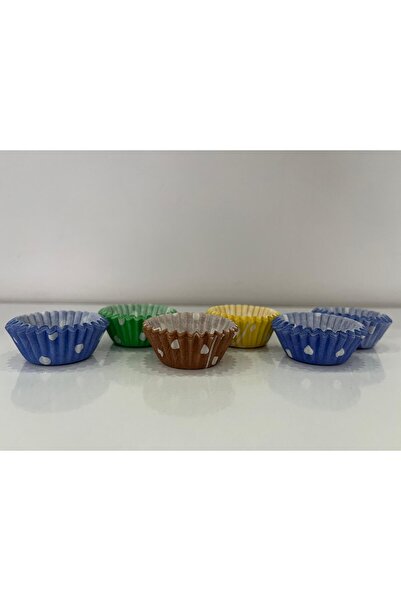 sui home 150 قطعة من ورق الكعك التارتوليت، قالب كعك صغير من الورق الملون