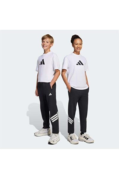 adidas Unisex Παιδικό Μαύρο Φούτερ J FI 3S ANK PT JJ4808