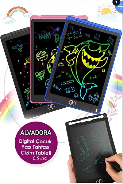 Wolawood Eğitici Modern LCD Yaz Çiz Boz Tablet Çocuklar İçin Kalemli, Taşınab...