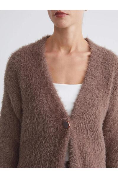 LC Waikiki LCWAIKIKI Cardigan clasic pentru femei cu decolteu în V (W5)