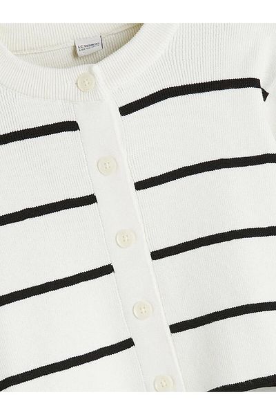 LC Waikiki LCW Kids Crew Neck Tricotaj pentru fete Cardigan (W5)