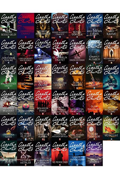 Altın Kitaplar Agatha Christie Hercule Poirot Serisi 40 Kitap Takım