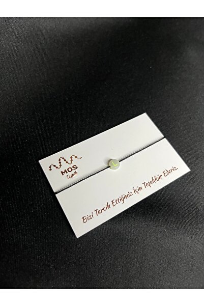 Mos Tespih Letter L Adjustable Drawstring Luck Bracelet