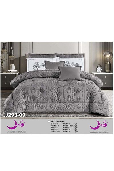 Generic Luxury 8-Piece Bed Comforter Set King Size