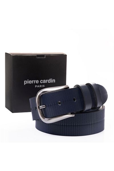 Pierre Cardin Navy Blue Leather Men's Belt Pc-4160L4P