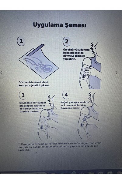 Arescollection 1 ay kalıcı 12 saat sonra kararan 6 lı yıldız yarı kalıcı tattoo geçici dövme