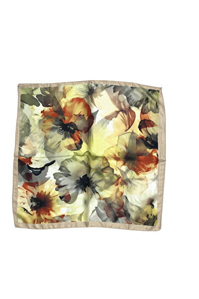 Sultan İpek وشاح / باندانا منقوشة بالزهور 48x48