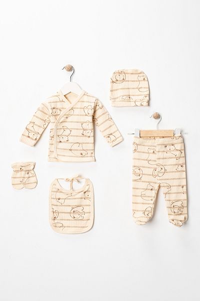 pamira kids Newborn Hospital Release Set with Polar Teddy Bear