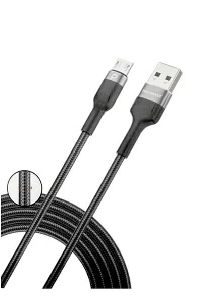 Promass كيبل كار بلاي كيبل شاحن USB A الى مايكرو 3 متر, متوافق مع اجهزة الاندرويد و ايضاً يدعم شحن يد سوني 4