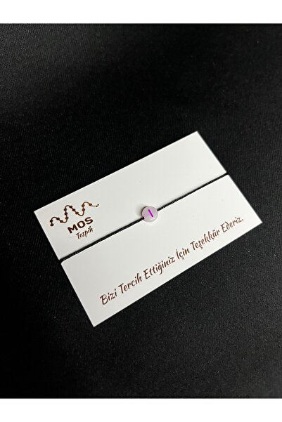 Mos Tespih Letter I Adjustable Drawstring Lucky Bracelet