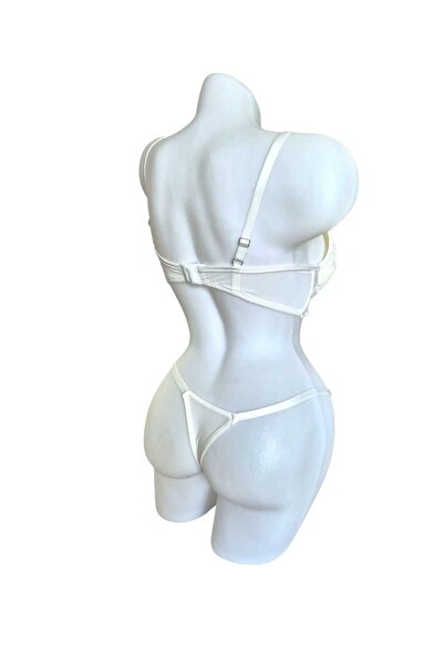 GMDPstore Σετ σουτιέν με δαντέλα με λεπτομέρεια από πέτρα – Με επένδυση B Cup