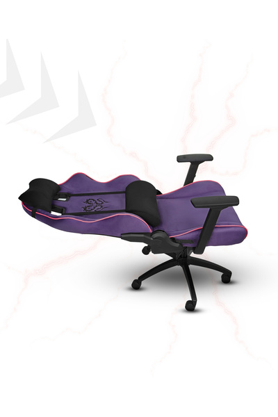 XMAX / Rio Balerion Terletmez Kadife Kumaş Mor Gaming Oyuncu Koltuğu / 120 Kg Taşır