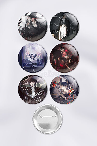 ZipZap Guimi Zhi Zhu Lord of Mysteries Çanta Süsü Rozet İğneli Buton Rozet Se...