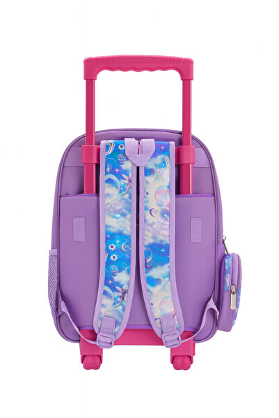 Kids 3-Piece School Trolley Backpack Set with Lunch Bag & Pencil Case – Durable, Lightweight