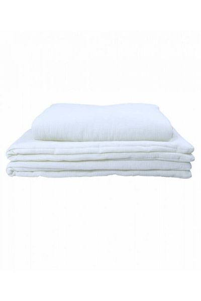 Koell Set 2 piese, Lenjerie pentru patut copii, marimea M, pilota cu umplutura 100 x 75 cm, perna 40 x 60