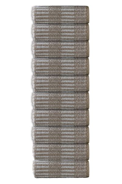 Özdilek Striscai 50X90 cm Hand-Face Towel 10Pcs