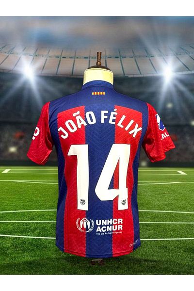 After Party F.C B.A.R.C.E.L.O.N.A 2023/24 New Season Joao Felix Home Shirt Vs Sports Singlet Ag