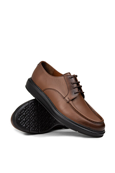 Deery Ανδρικά παπούτσια casual από γνήσιο δέρμα σε μαύρισμα χρώμα