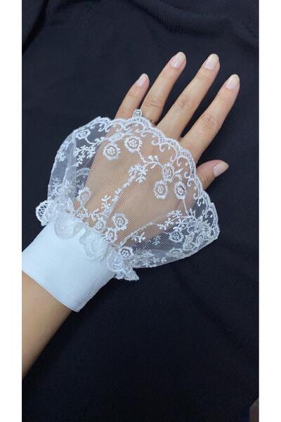 PL Beyaz zarif kolluk