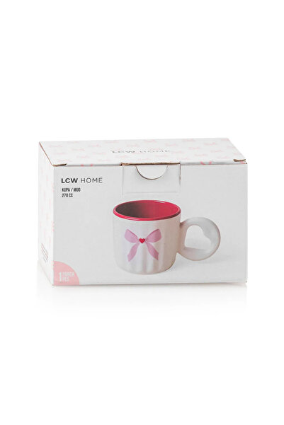 LC Waikiki Lcw Home Red Bow Printed Ceramic Mug 270 ml