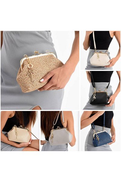 wikidayss Women's Clip Detailed Shoulder Bag