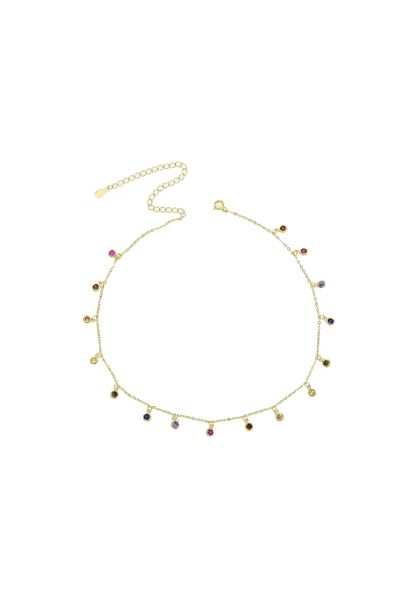 Belora Diora Necklace with Colorful Stones