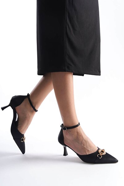 Zerenyus Celia Premium Women's Black Heeled Shoes