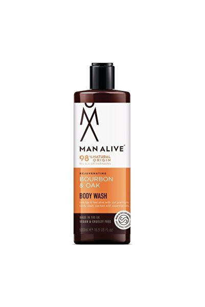 Man Alive Gel de duș Bourbon & Oak 500ml