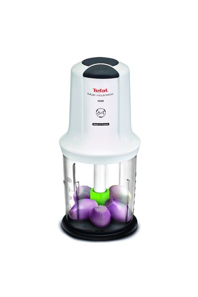 TEFAL Tocător electric Moulinette 6 în 1 MQ723138, 500W, 4 lame, capacitate 0.5L, funcție Turbo, Sa