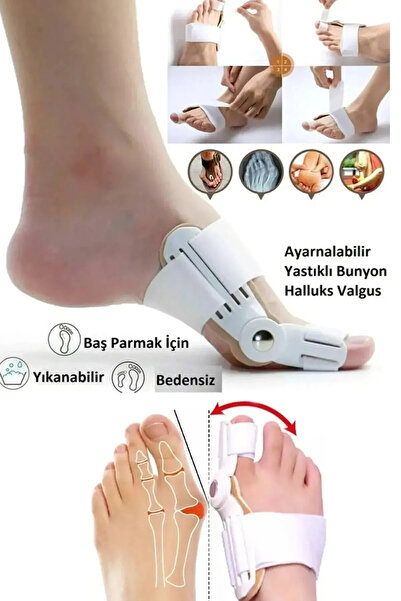 mucit home Atel Ayak Parmak Başparmak Düzeltici Kemik Çıkığı Düzleştirici Tar...