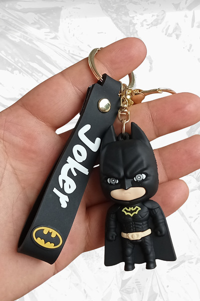 Birmem Batman Figürlü Joker Askılı Zilli Anahtarlık & Çanta Aksesuarı