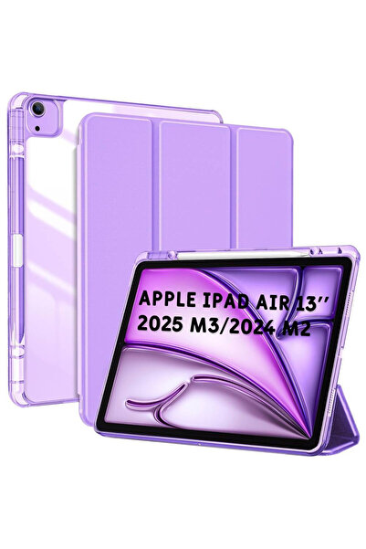 HYX جراب لجهاز iPad Air 13 بوصة 2025 M3/2024 M2 مع حامل قلم، جراب خلفي لجهاز ...