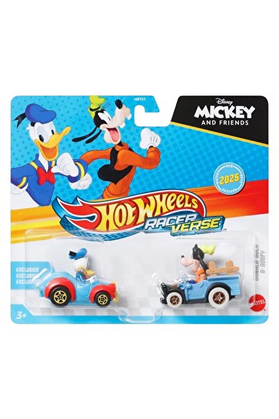 HOT WHEELS Donald Duck & Goofy -RACER VERSE JDJ18