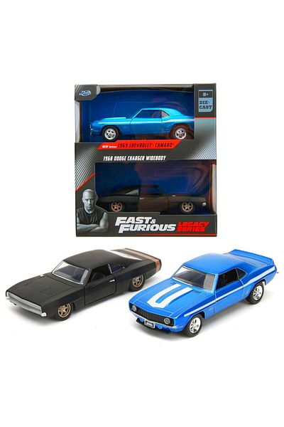 Banadabak Jada Fast Furious 3202013 1968 Dodge Charger Wi̇debody 1969 Chevrolet Die Cast Car 1:32 8+