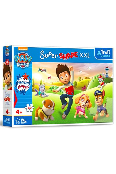 Banadabak Junior Puzzle 50009 Super Shape XXL Paw Patrol 60 Pieces 4+