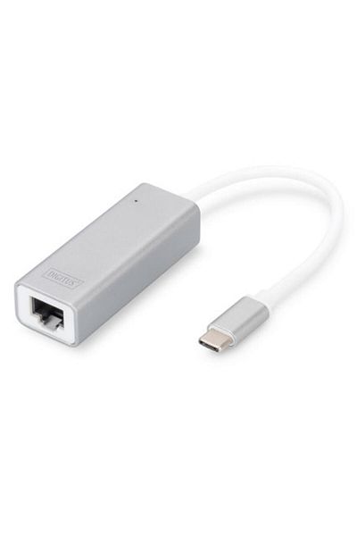 Digitus محول DN-3024 USB TYPE C Gigabit Ethernet، منفذ 1x10-100-1000، منفذ ذكر 1xUSB من النوع C