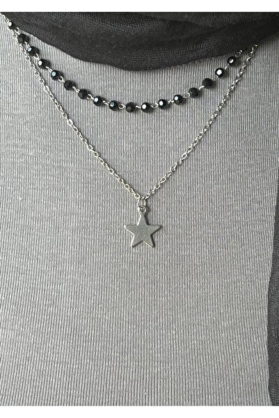 ZephiaStore قلادة سوداء قوطية