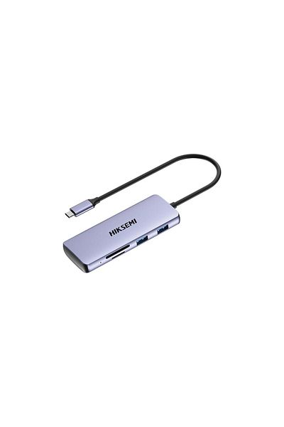 Hiksemi Hs-Hub-Ds8 Type-C to Hdmi+Usb3-3+Usb2+Sd-Tf+Pd Multiplexer