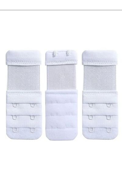 ELOSH BOUTIQUE 3 Pcs Women's Elastic Bra Extension Clasp Agraf/Additional Apparatus