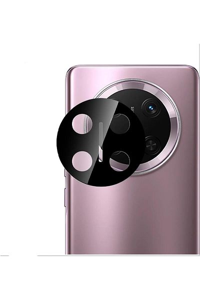 corcishop Honor Magic7 Lite (Brp-Nx1M) Compatible Black Frame Camera Lens Protector Tempered Glass
