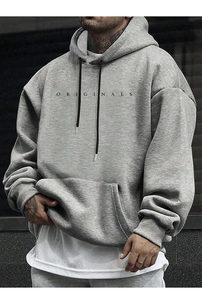 COHERENT Unisex Men/Women Colorful Originals Custom Printed Cotton Oversize Hooded Sweatshirt