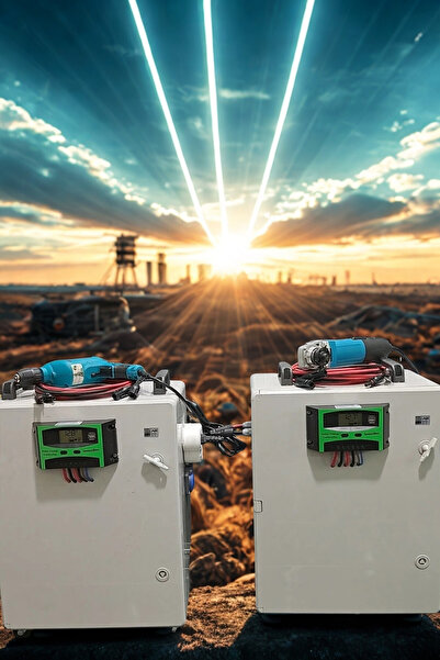 EnerjiStar Solar Güç Kutusu 12V 100Ah Akü + 1200W İnvertör + 215W Güneş Paneli