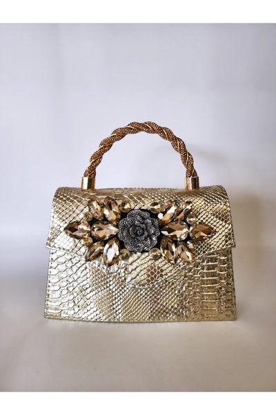 Ega ayakkabı İthal taşlı çanta
