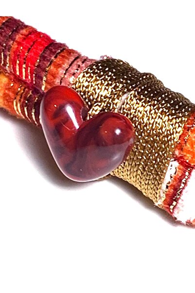 Genel Markalar El Yapımı Çok Renkli Püsküllü Nazar Korumalı Orta Irk Köpek Kolyesi (40 cm)