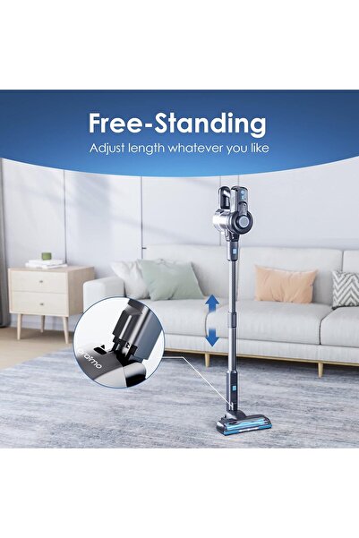 oraimo Stick Vacuum, Cordless Vacuum Cleaner with Self-Standing, Cordless Stick Vacuum with 35 Mins