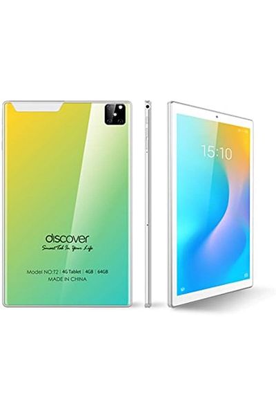 Discover T2, Learning Tablet 10.1 Inch smart tablet pc, Android 8.1 64GB, 4GB DDR3, 4G LTE, Dual Sim