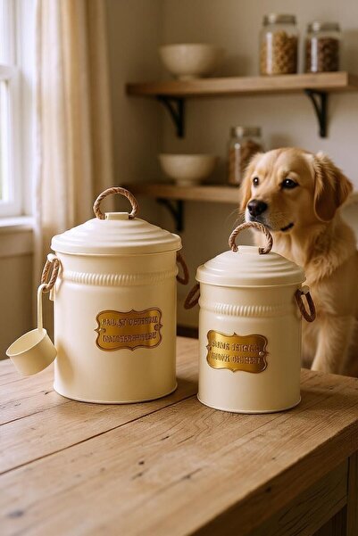 Genel Markalar Altın Detaylı Çamaşır ve Bulaşık Deterjanı Saklama Kovası Seti...