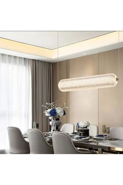 KARAZ Modern chandelier, 90 cm long