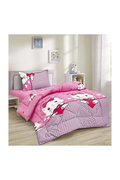 MİNG Lİ Ming Li Kids Bedding Set - Soft, Medium Filling, 3 Pieces for Boys and Girls
