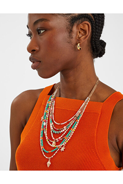 Accessorize Çoklu Kolye Deniz Temalı Mavi